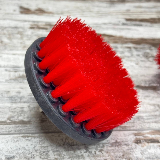 Набор щёток-насадок 3 шт для дрели и шуруповёрта, нейлоновые щётки для авто и дома Киев