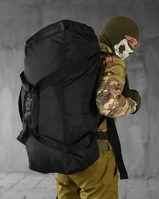 Сумка рюкзак тактическая полиция НГУ походная 3 в 1 на 65 л рюкзак черный усиленный Одесса - изображение 8