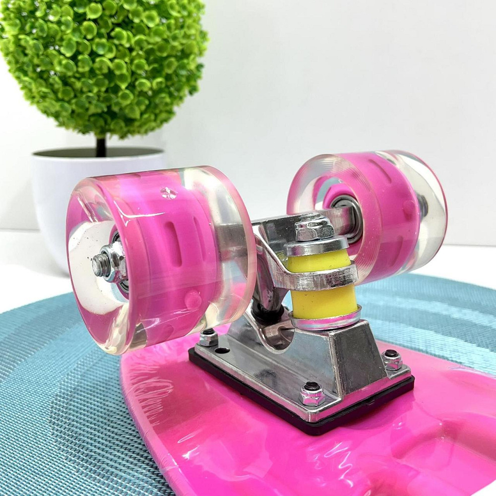 Скейт Пенні борд Profi рожевий колеса, що світяться (MS 0749-6-P1) Чернігів - фото 2