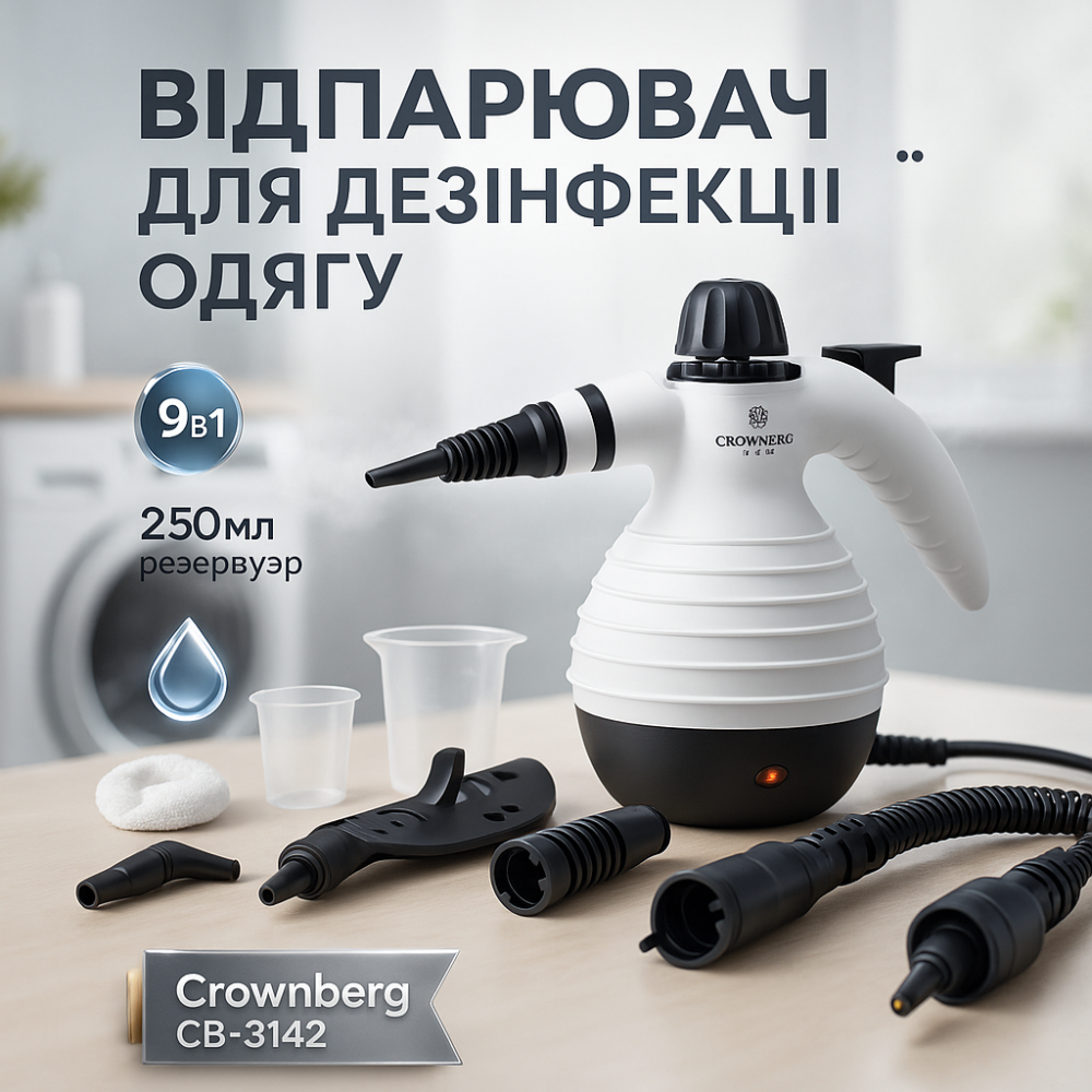 Відпарювач для одягу з різних тканин, Відпарювач для в'язаних тканин Ручний ручний дому DC-79 Львів - фото 10