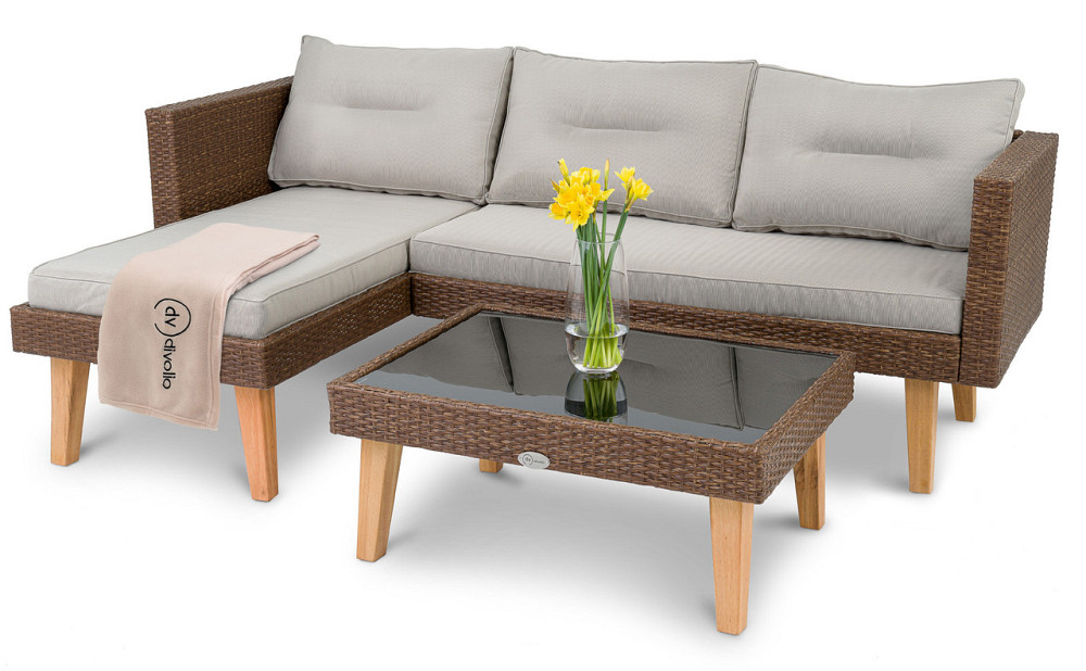 Комплект меблів для саду Di Volio Imola коричневий Київ - фото 2