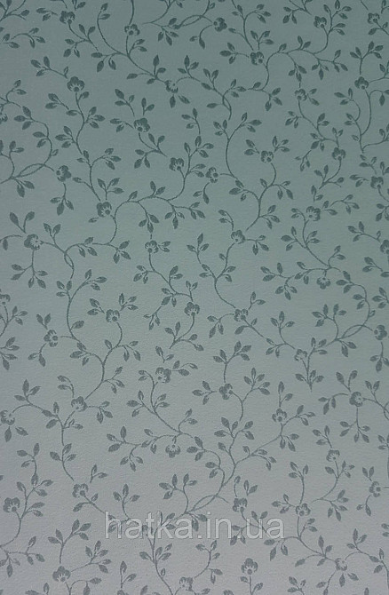 Шпалери флізелінові еко Rasch Sophia 0.53х10 прованс рослинний принт квіти листя маленькі темно-зелені Київ - фото 1