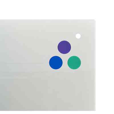 Офісна дошка Axent скляна магнітно-маркерна 90x120 см, біла (9616-21-А) Вінниця