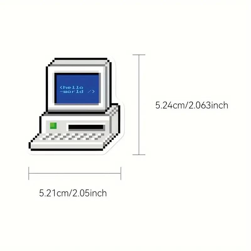 Набор наклеек «Программист мемы» – 50 шт, водонепроницаемые, матовые Киев - изображение 8