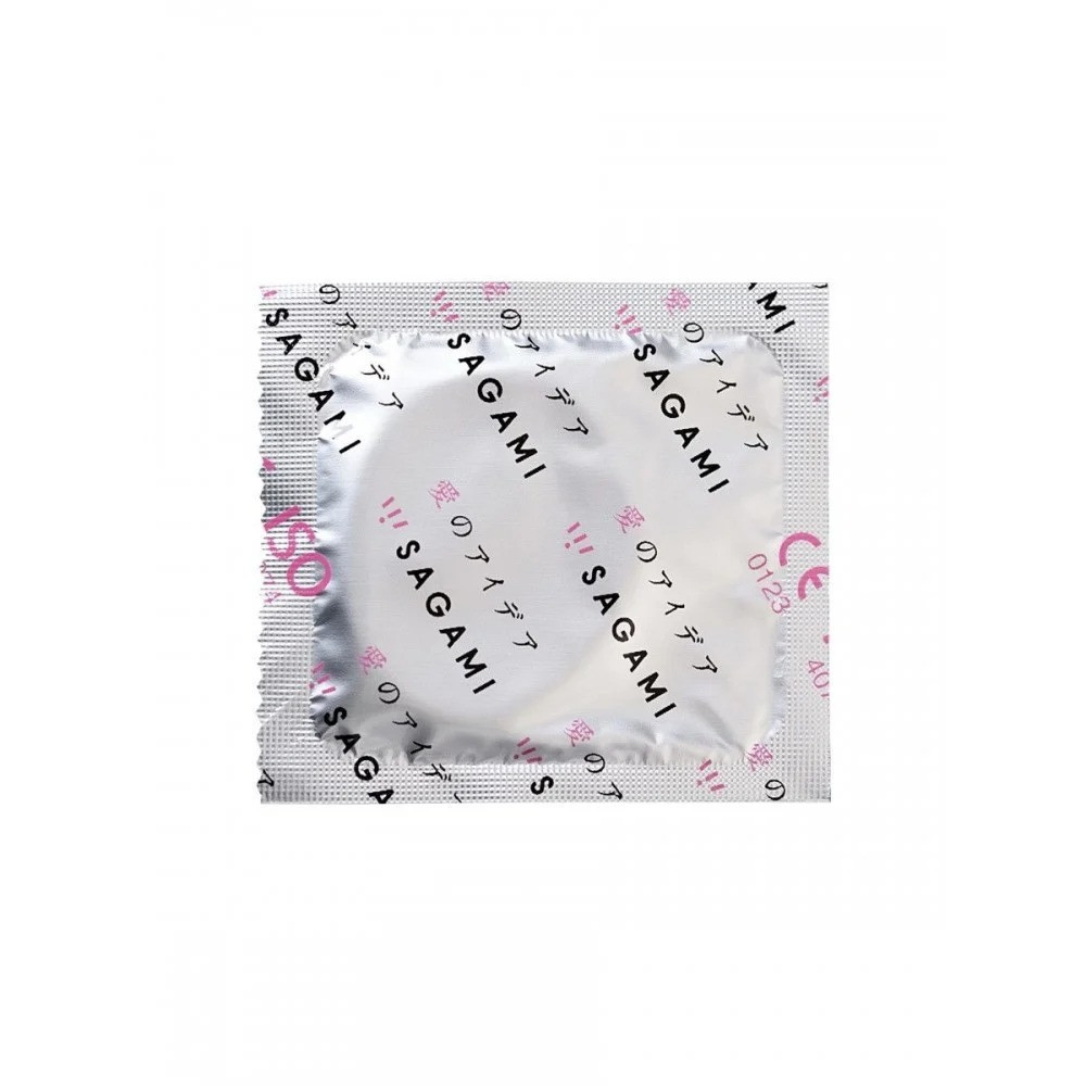 Ультратонкі презервативи Sagami Xtreme Strawberry 0,04 мм (ціна за упаковку, 10 шт.) Sex Aura Київ - фото 5