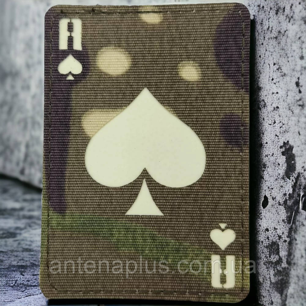 Гральна карта Laser Cut мультикам шеврон / патч Київ - фото 1