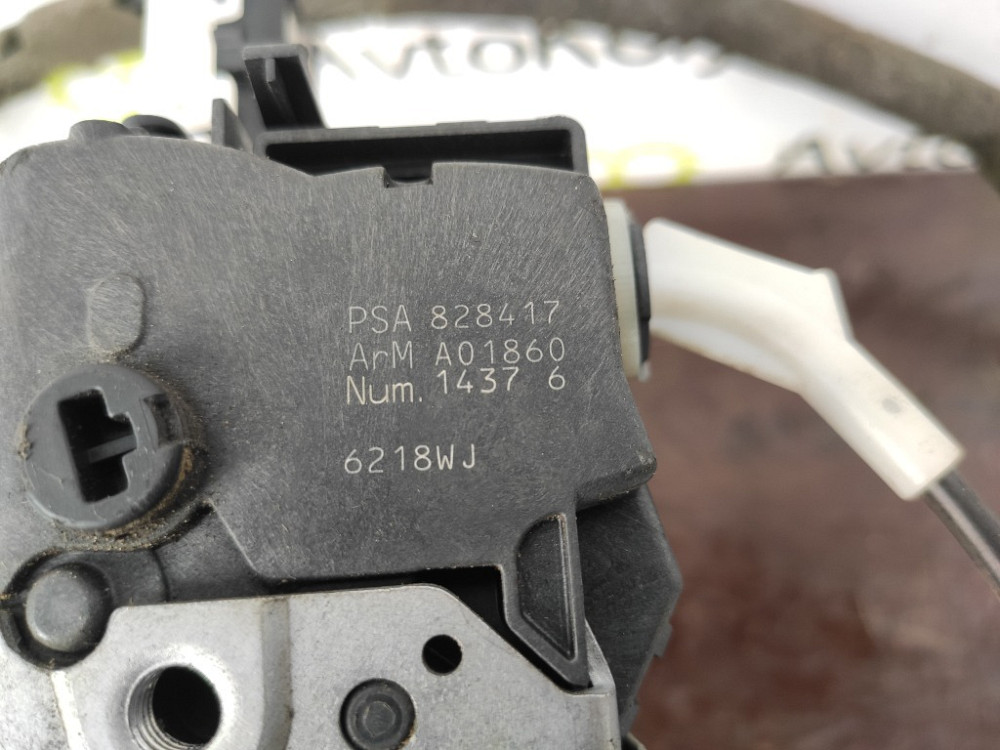 Замок бокових дверей 6 pin лівий Citroen Berlingo 2008-2018 (PSA828417) Ковель - изображение 3