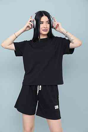 Трикотажный костюм с шортами 