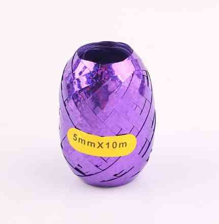 Лента для шариков с голограммой 5 мм на 10 м фиолетовый Киев