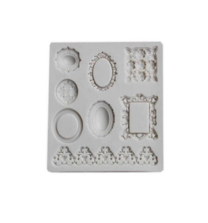 Молд силиконовый Рамки 85 на 85 мм серый Киев - изображение 4