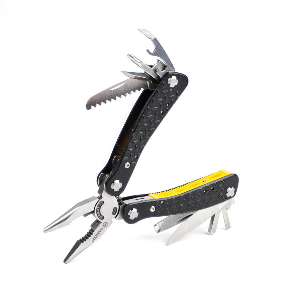Мультитул Ganzo G106, (16.5 см) 22 функції, чорний + біти та чохол Киев - изображение 6