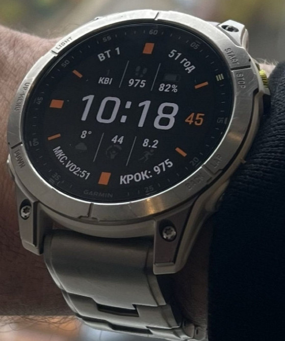 Смарт-Часи Garmin Epix Gen 2 Sapphire Titanium Київ - фото 8