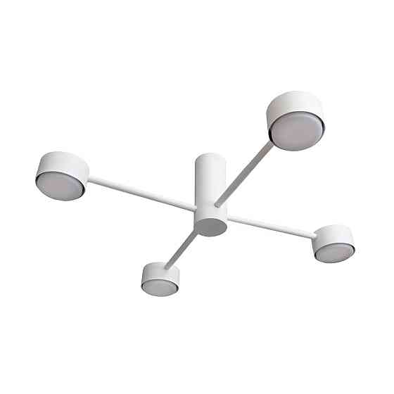 Люстра потолочная MSK Electric Copter на четыре круглых плафона под лампы GX53 белая NL 8041-4 WH Одесса