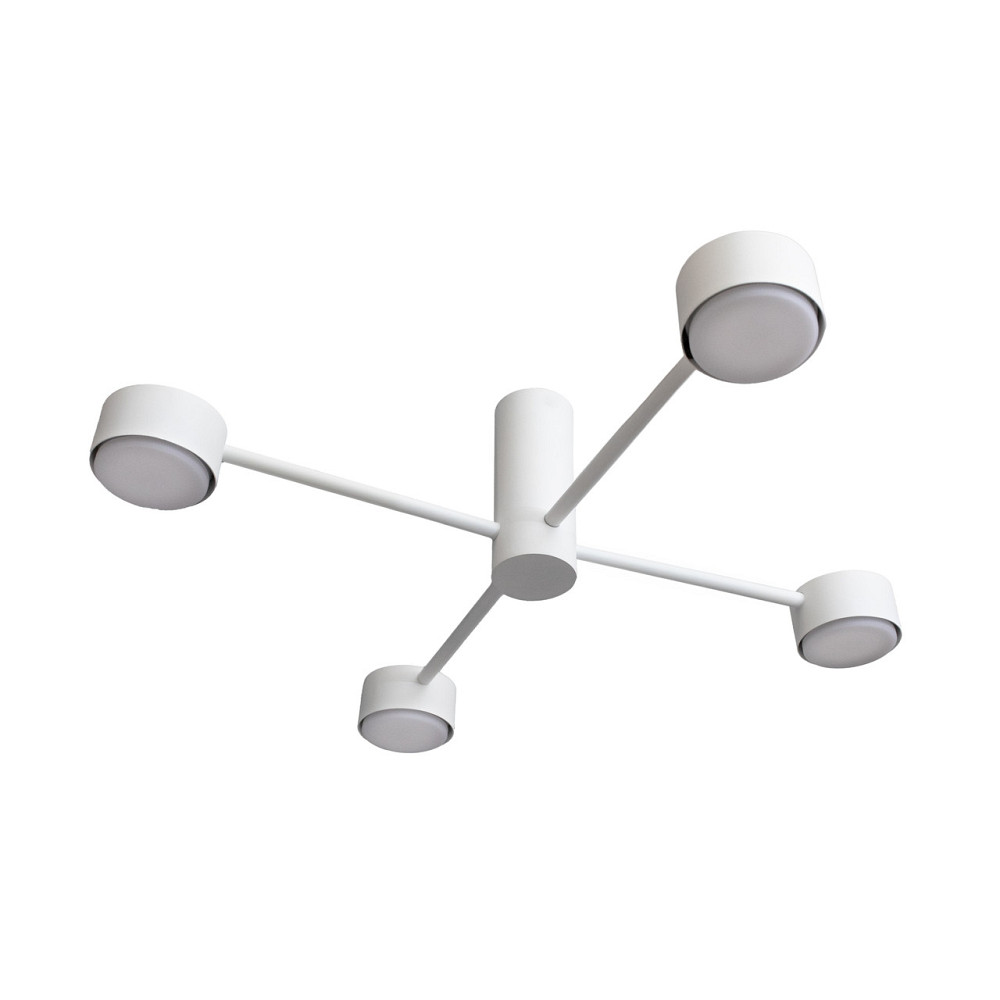 Люстра потолочная MSK Electric Copter на четыре круглых плафона под лампы GX53 белая NL 8041-4 WH Одесса - изображение 3