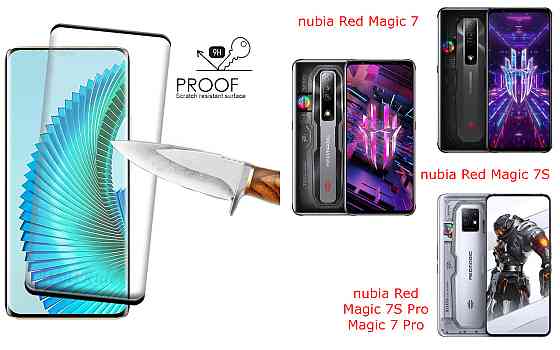 Захисне скло HyperGlass Pro для nubia Red Magic 7, Magic 7S, Magic 7S Pro, Magic 7 Pro – максимальна чутливість та захист Київ