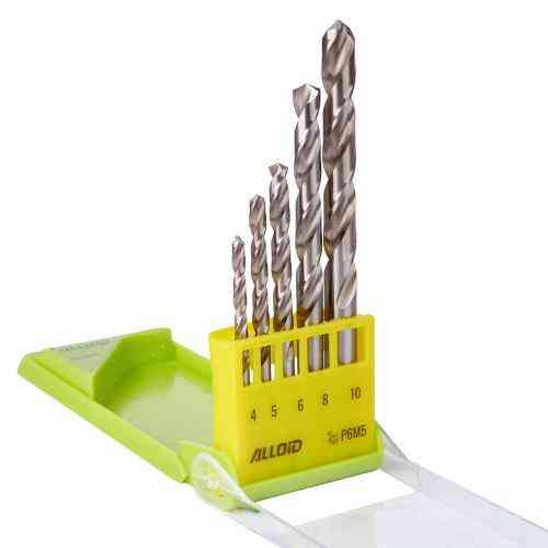 Alloid. Набір свердел по металу 4-10мм  5од. Р6М5 Одесса