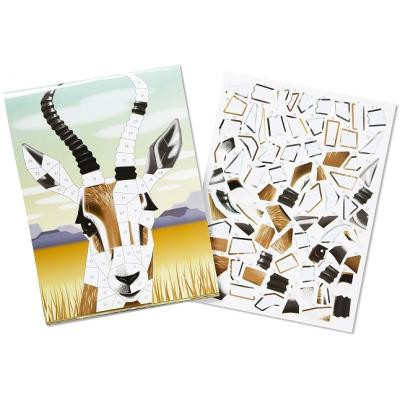Набор для творчества Melissa&Doug Мозаичные наклейки Сафари (MD30160) Винница - изображение 2