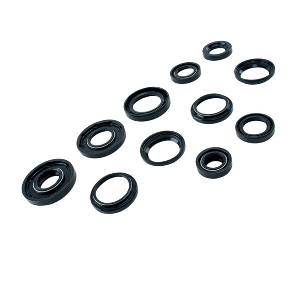 Набор ИЖ Юпитер (красные к-кт 11 шт) сальников Мукачево - изображение 1