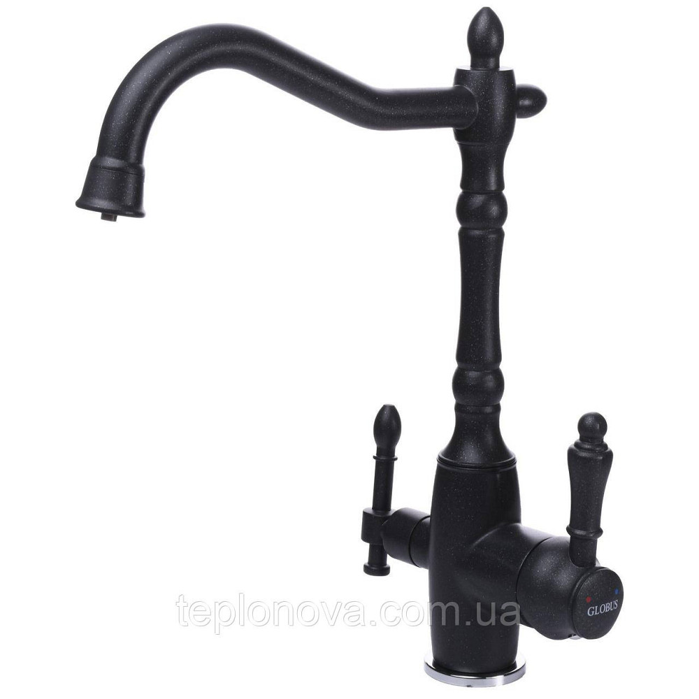 Смеситель для кухни под осмос Globus Lux LAZER GLLR-1000-1-ONIX Черновцы - изображение 2