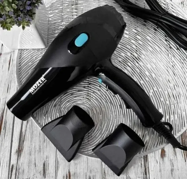 Профессиональный Фен для волос 6000Вт Mozer MZ-3100, 2 температурных режима, 2 насадки, холодный обд Киев - изображение 4