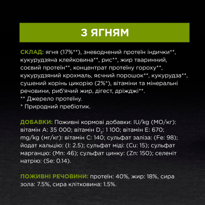 Сухой корм для кошек Purina Pro Plan Delicate Lamb со вкусом ягненка 10 кг (7613035846944) Винница - изображение 10