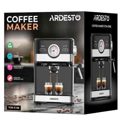 Ріжкова кавоварка еспресо Ardesto YCM-E16B Вінниця