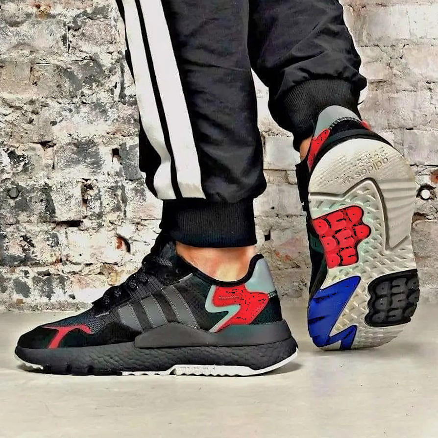 Кросівки Чоловічі Adidas Jogger Чорні Адідас Бігові (розміри: 41,42,43,44,45) Відео Огляд Дніпро - фото 7