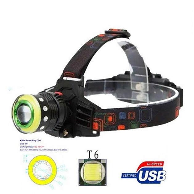 Світлодіодний ліхтар з кріпленням на голову, Налобні ліхтарі для активних людей, Налобна лампа XZ-60 Львів - фото 11