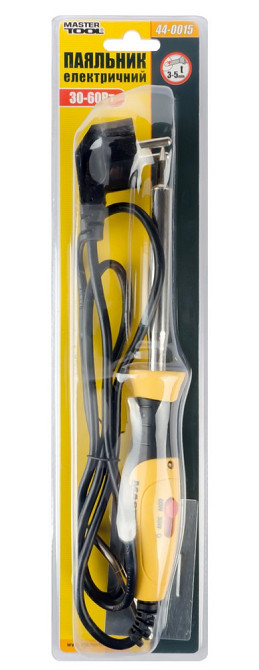 MASTERTOOL Паяльник електричний MASTERTOOL 30-60 Вт 220V/50Hz 400°С регульований 44-0015 Коломия - фото 2