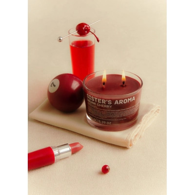 Ароматична свічка Sister&apos;s Aroma Drunk Cherry 150 г (4820227785452) Вінниця - фото 3