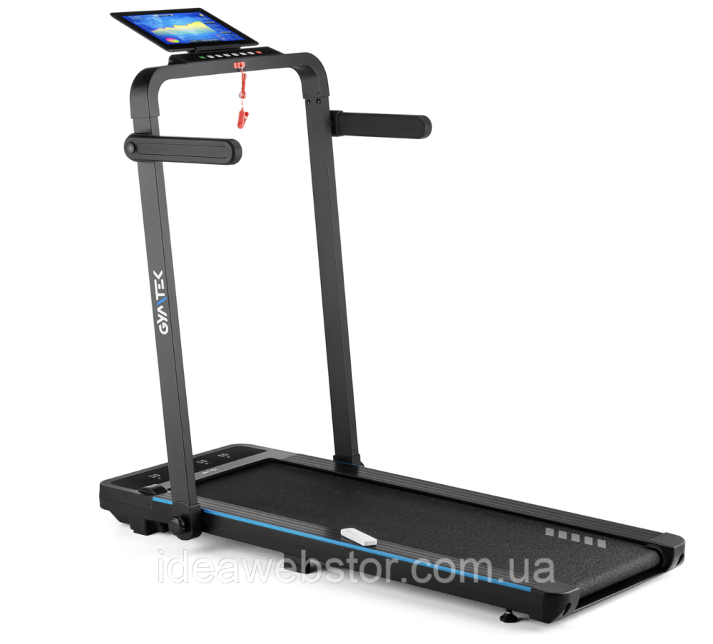 Беговая дорожка Gymtek XT560 электрическая складная для дома 2,5 л.с. до 12 км/ч нагрузка до 120 кг 110х42 см Киев - изображение 12