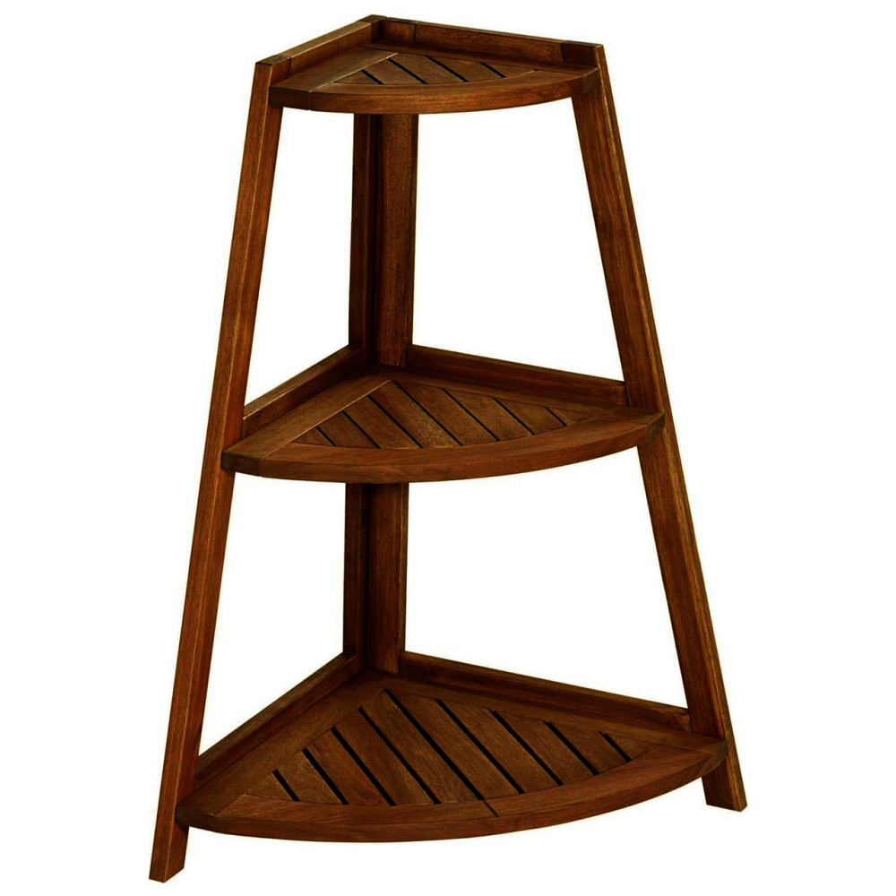 Стеллаж угловой для ванной 