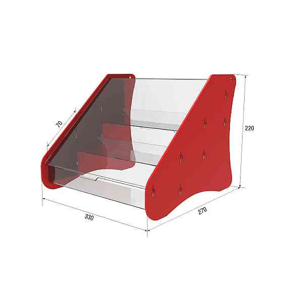 Подставка , горка под макаруны EKOSTAR на 3 полки Киев