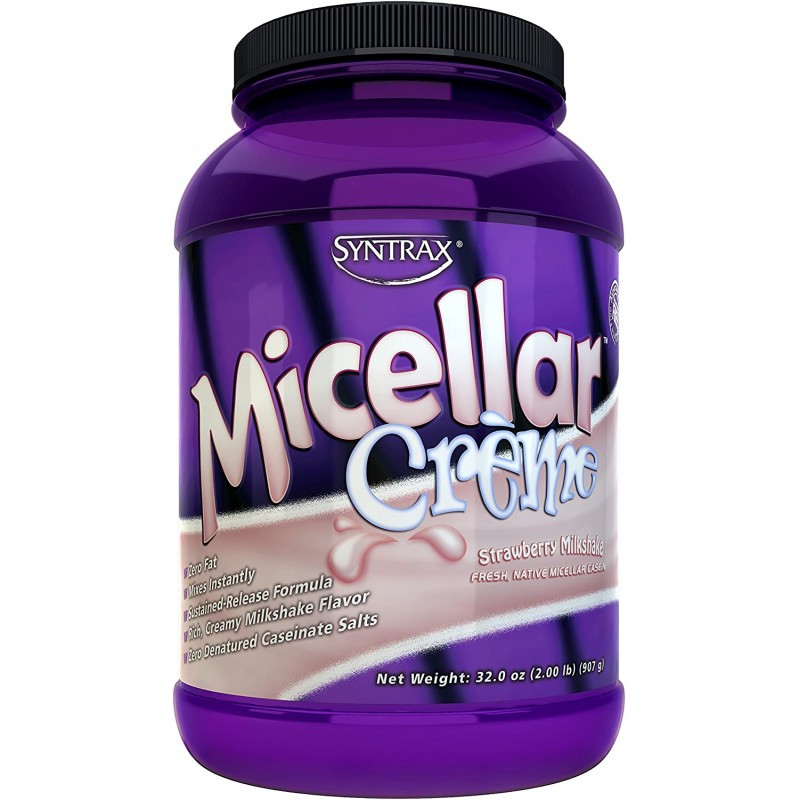 Протеїн Казеїн Micellar Crème 910 g (Strawberry Milk Shake) Луцьк - фото 1