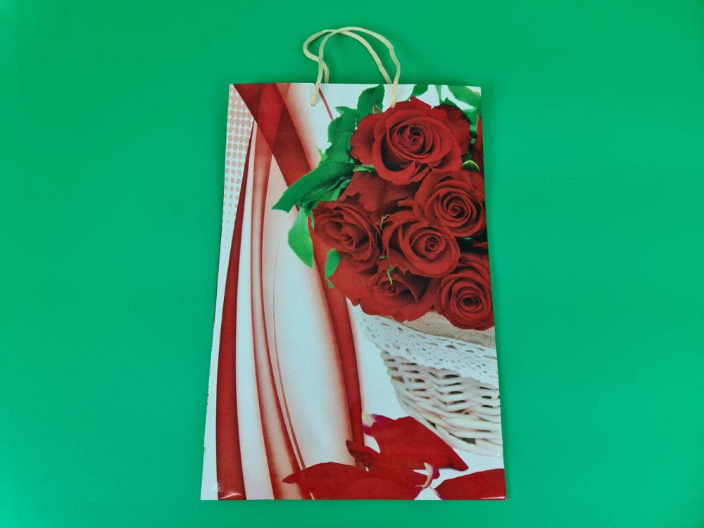 Большой бумажный пакет вертикальный  25/37/8(артBV-178) (12 шт) Харьков - изображение 4