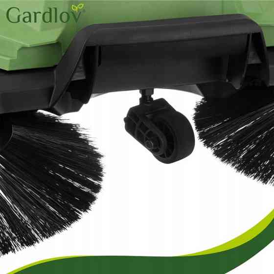 Ручная подметальная машина для листьев и мусора 3 щетки с баком 24 л Nexo Gardlov (27465) Нововолынск