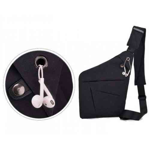 Сумка мешок через плечо мужская Cross Body, Сумки слинг мужские кросс боди, Сумка кобура наплечная QJ-41 Киев