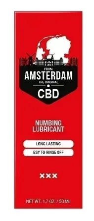 Вагінальний гель на водній основі з пролонгуючим ефектом Original CBD from Amsterdam - Numbing Lubricantl, 50 ml Sex Aura Київ