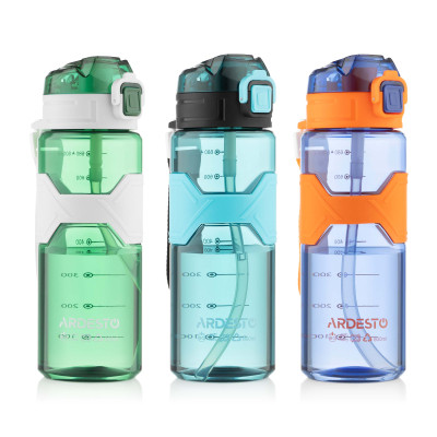 Бутылка для воды Ardesto Fitness 800мл зелений (AR2280EG) Винница - изображение 7