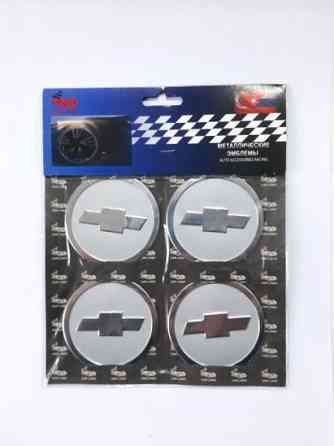 Наклейки на ковпаки Chevrolet сіріі, діам. 60мм Винница