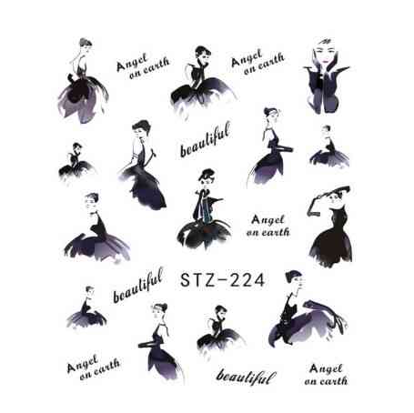 Наклейки для нігтів STZ-224 Київ