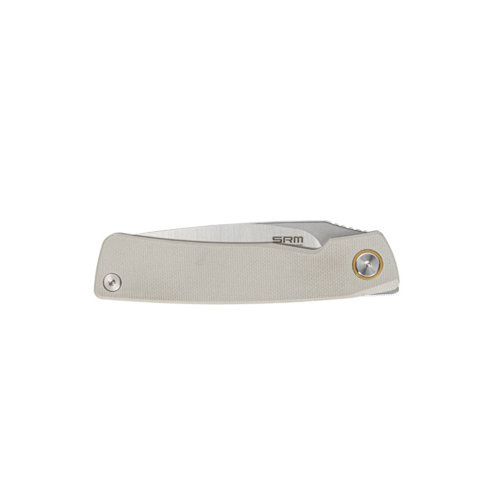 Ніж складаний кишеньковий SRM Air 105M-GK (7.5 см) 14C28N / G10 білий Київ - фото 7