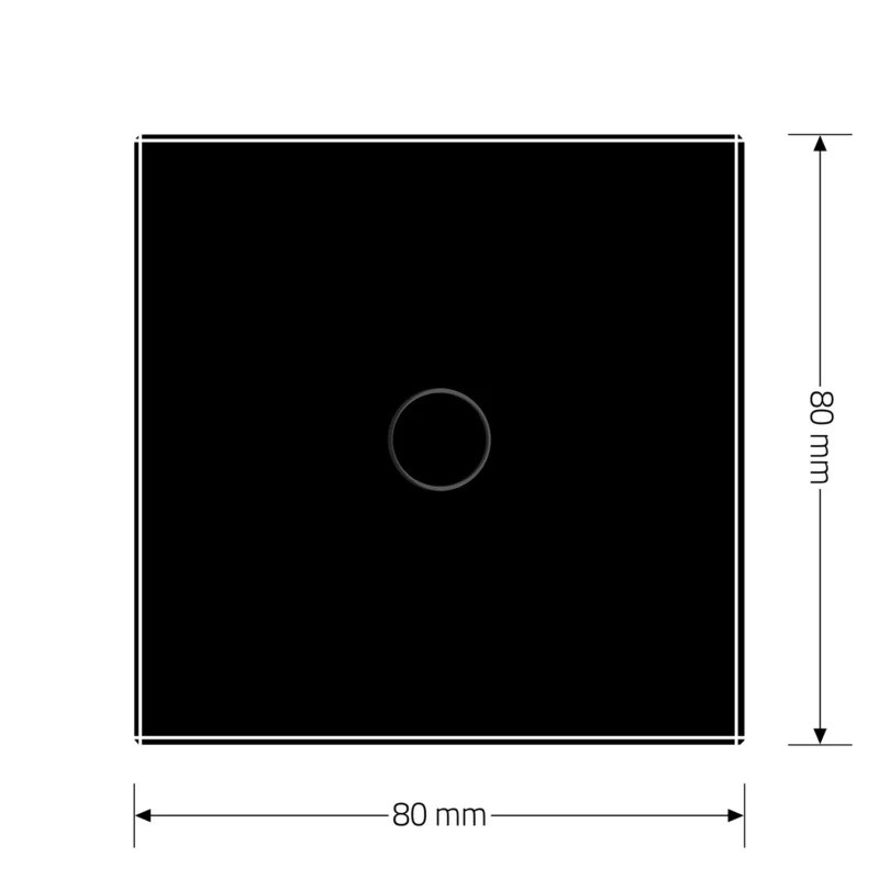 Комплект бездротовий сенсорний вимикач + розумний вимикач (реле) Livolo чорний скло (VL-XR007-M7FC1Z2-2BP) Коломия - фото 6