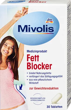 Mivolis Fett Blocker Tabletten Міволіс Таблетки-блокатори жиру Київ