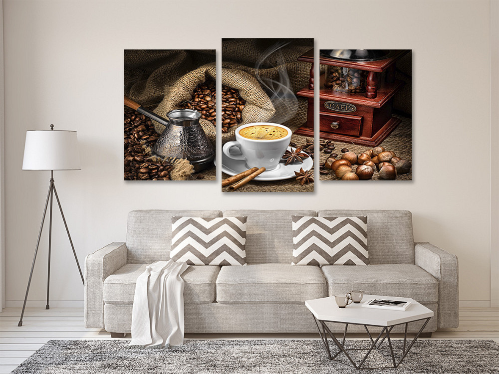 Модульна картина у вітальню/ спальню  Аромат кави      Art-554_3 Київ - фото 2