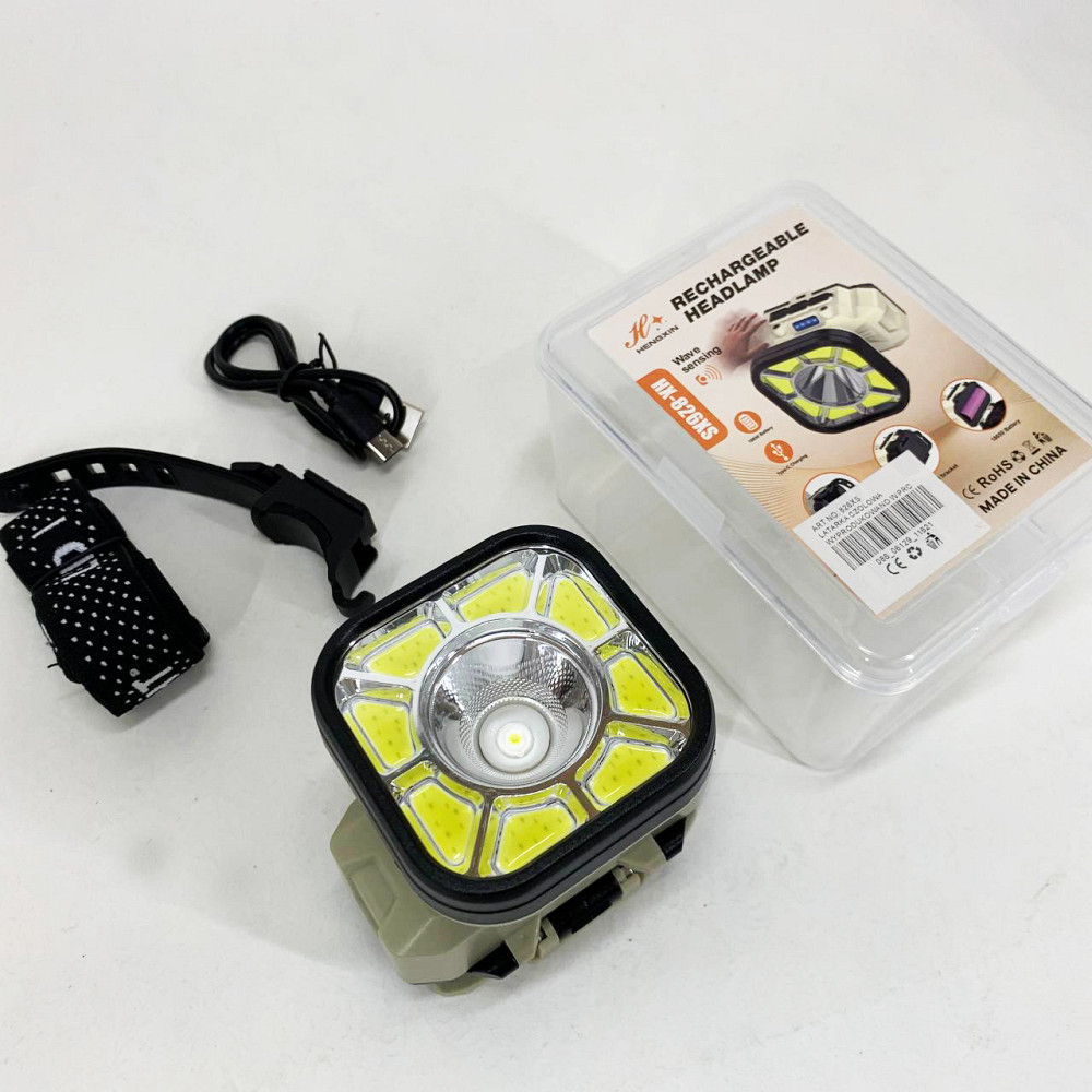 Ліхтар налобний 826X-XPE+8COB(White+Red), 1x18650 ZJ-88 Львів - фото 7