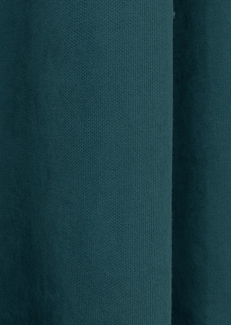 Комплект коротких штор VR-Textil Микровелюр Petek № 1506ш Лазурный 140х170 см 2 шт (35-0359) Киев - изображение 7