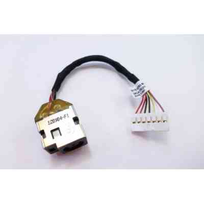 Роз&apos;єм живлення ноутбука з кабелем для HP PJ257 (7.4mm x 5.0mm + center pin), 7-pin, Универсальный (A49050) Вінниця