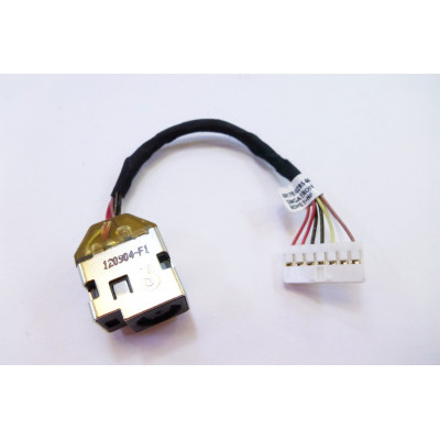 Роз&apos;єм живлення ноутбука з кабелем для HP PJ257 (7.4mm x 5.0mm + center pin), 7-pin, Универсальный (A49050) Вінниця - фото 1