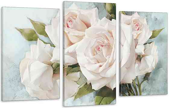 Модульна картина у вітальню/ спальню Троянда  Art-584_3 Київ